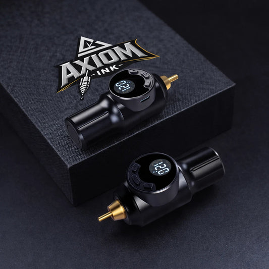 Wireless Tattoo Power Supply Mini LED Stainless Steel - 1500mAh