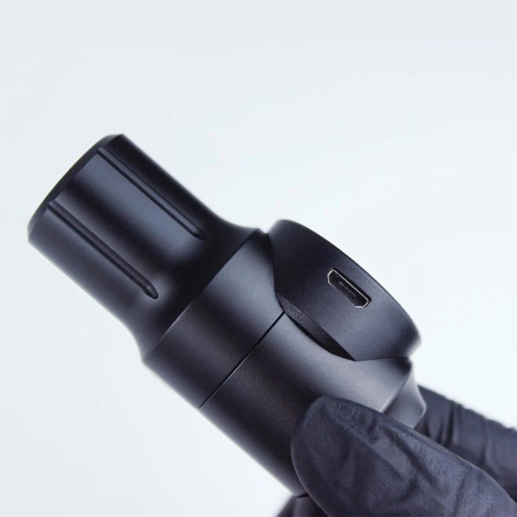 Wireless Tattoo Power Supply Mini LED Stainless Steel - 1500mAh